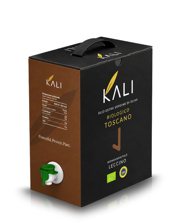 Organic Monovarietal Leccino PGI Toscano - 3 l (0.79 gal) bag in box