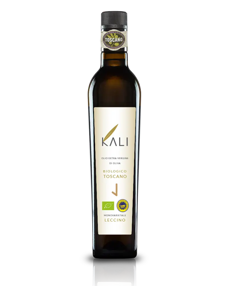 Organic Monovarietal Leccino PGI Toscano - 500 ml (16.9 FL OZ) bottle